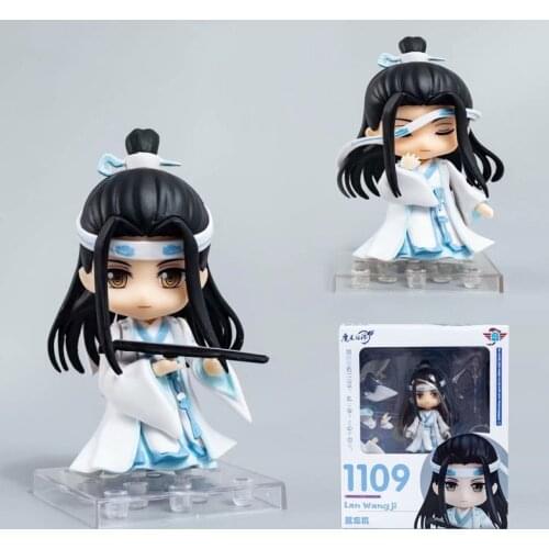 Mo Dao Zu Shi Anime Figure Lan Wangji 1109 Wei Wuxian 1068 Cartoon Cute Q Version Anime Manga Statue Pvc Action Figure Model Toy