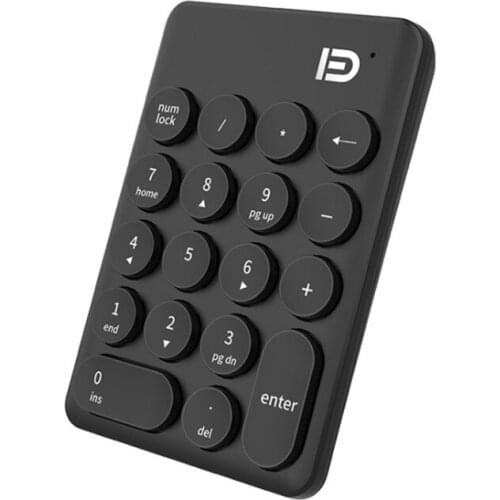 Wireless Number Keypad Accounting Keyboard ireless Digital Keyboard USB Number Pad 18 Keys Mini Numeric Keypad For Laptop PC