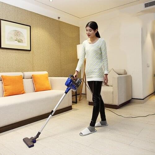 Cordless Vacuum Cleaner Handy and Extendable, Lightweight Quiet Powerful Suction 130W Rechargeable Stick Handheld Vacuum