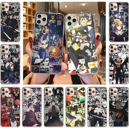 Anime Black Clover Manga Soft TPU Silicone Phone Case For iPhone 12 11 Pro XS Max 7 8 6 Plus 12mini SE2020 X XR 5s Fashion Cover