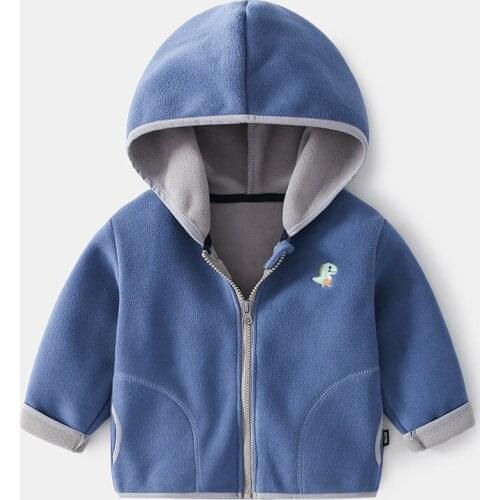 Childrens Coat Fleece Winter Parkas Kids Hooded Jackets for Boys Warm Thick Velvet Baby Outerwear Infant Overcoat Hoodies