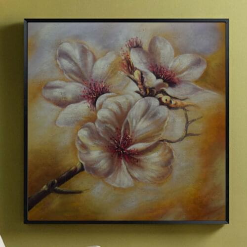 Oil painting Hand painted Abstract Flower Wall art Picture for living room Paintings Canvas Modern Home decor #942