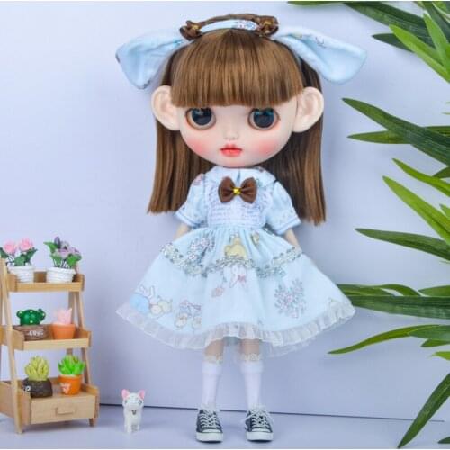 Blyth Doll Clothe Blyth Outfit Suit for 1/6 BJD Licca Body Suit Toy Girl Gift for Doll Customized