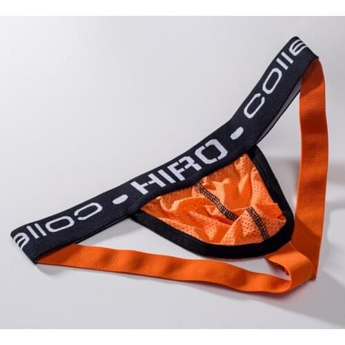 Plus size Men sexy Thin mesh sports running penis underwear breathable seamless thong lingerie t-back panties G-string M-2XL