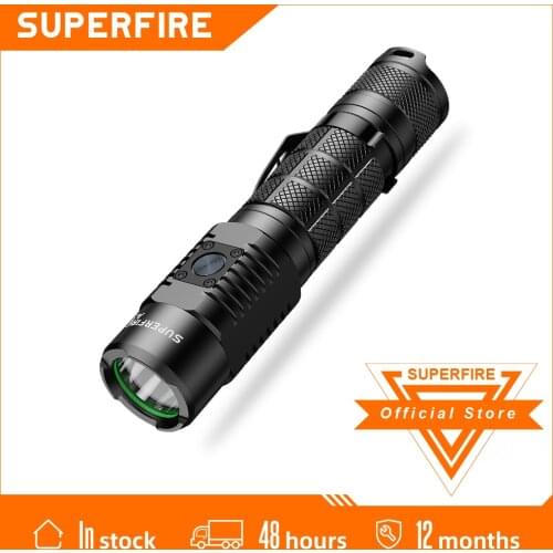 New SupFire A3 CREE XML2 10W Powerful flashlight 5 Modes 6H Runing Time Typc-C Mini Torch 21700 Battery Camping Fishing Lantern