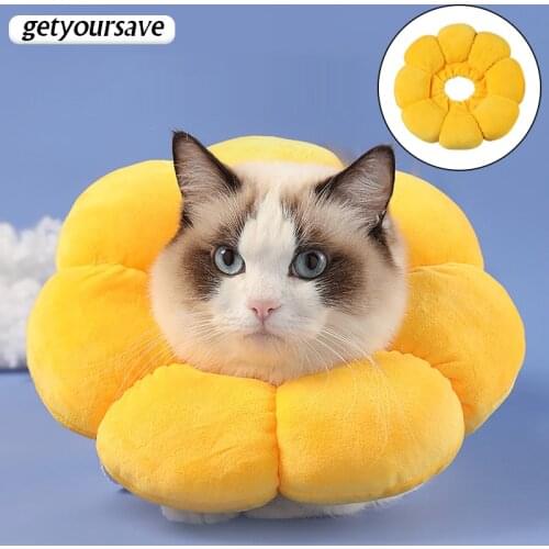 Cat Necklace Accessories Thickened Cat Collar Kitten Accessories Puppy Necklaces for Cats Anti Licking Anti Biting Pets Headgear