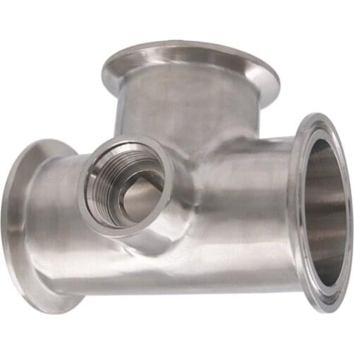 Fanda accessory G3/4 T-type Four Way Internal Thread Pipe Fittings Special stainless steel tee for beer machine fittings FD-920