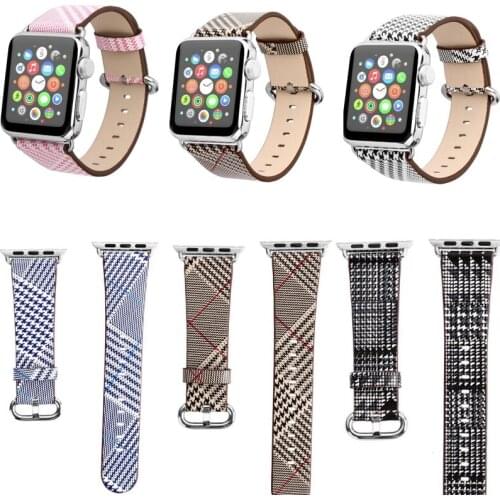 Newest Strap for Apple Watch leather Band Series 6/5/4/3/2/1 Bracelet 42mm 38mm For iwatch 5 SE strap 40mm 44mm