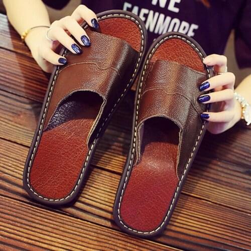 JAYCOSIN Summer Mens Indoor Home Household Lovers Sandals And Slippers Wooden Floor Non-slip Deodorant Slippers Sapato A513