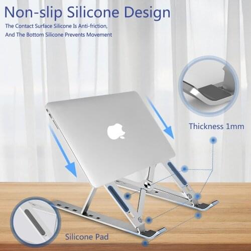 Foldable Laptop Stand Adjustable Notebook Stand Portable Laptop Holder Tablet Stand Computer Support For MacBook Air Pro ipad