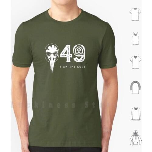 Scp - 049 Plague Scp Foundation - I Am The Cure T Shirt Cotton Men DIY Print Scp Foundation Plague I Am The Cure Cure Gabriel