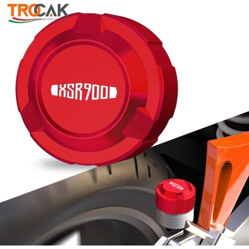 For Yamaha XSR900 XSR 900 Tracer 2016 2017 2018 2019 2020 Motorcycle CNC Rear brake Fluid Cylinder Master Reservoir Cover Cap