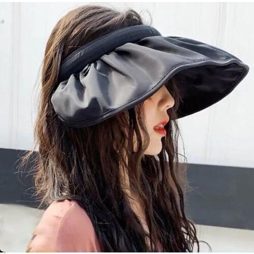 Spring summer sun Hat female net red cap face sheild Sun visor gorra decoration Bonnet Panama Hat for womens hats peaked cap