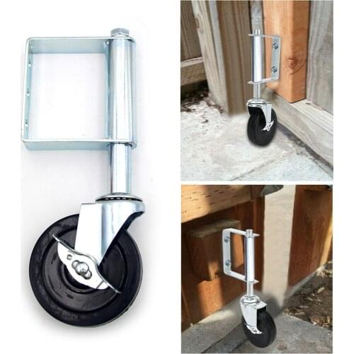 Loaded Gate Caster Fence Hardware Gate Wheel Roller Slider Large Load Capacity Prevent Gate from Dragging new