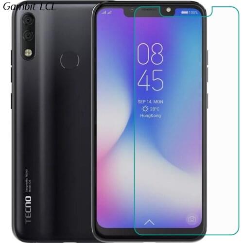 Tempered Glass for Tecno Camon 11 Screen Protector 9H on Tecno Camon 11pro CF7K 6.2" Glass Film Protective Phone cover