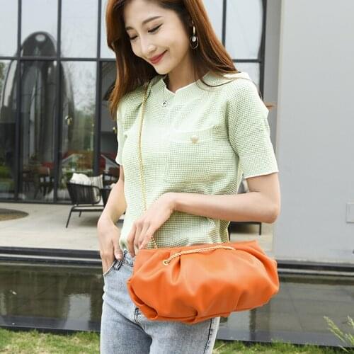 Cloud Bag Women Simple Dumplings Messenger Bag Designer Retro 2021 Trend Female Chain Shoulder Crossbody Bags And Handbag