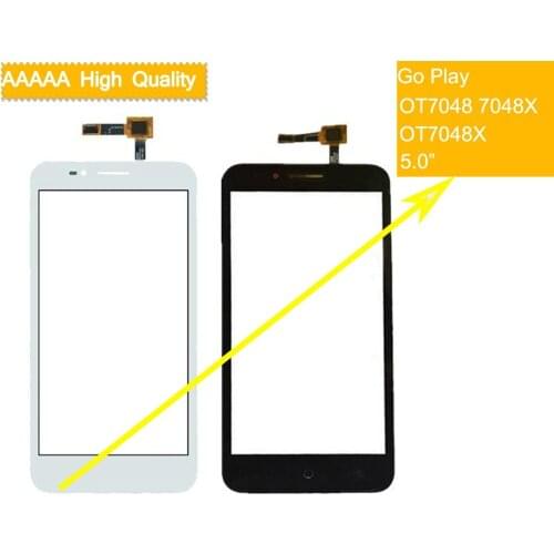 10Pcs/lot For Alcatel One Touch Go Play OT 7048X 7048 OT7048X OT7048 Touch Screen Panel Sensor Digitizer Front Glass Touchscreen