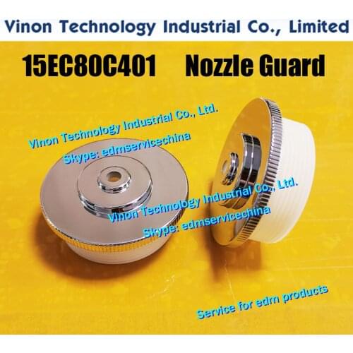 15EC80C401 edm Nozzle Guard Upper & Lower for Makino EE.EH.EC.U.EU.SP.U53i. Laminar Nozzle type D5mm 15EC.80C.401