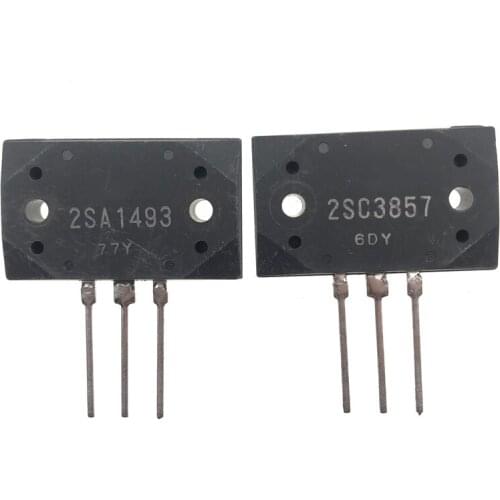5Pairs 2SA1493 + 2SC3857 MT-200 Silicon NPN + PNP Audio amplifier transistor free delivery