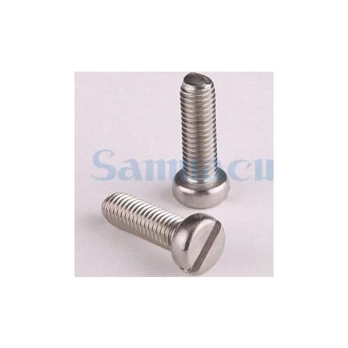 50pcs M3 304 Stainless Steel Slotted Cheese Pan Head Machine Screws