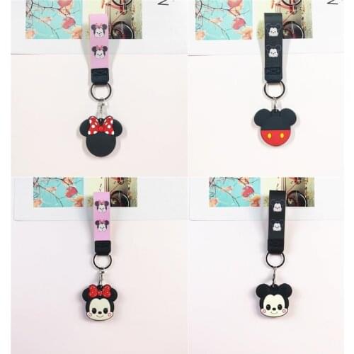 Disney Mickey Mouse Toy Cartoon Minnie Keychain Children Toys Creative Keychain Women Car Pendant Keychain Girls Birthday Gifts