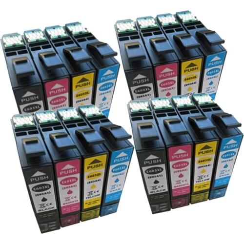 COAAP 603xl T603 E603 603 XL Replace Ink Cartridge for Epson Printers XP2100 XP2105 XP3100 XP4100 XP4105 WF-2830 WF-2835 WF-2850