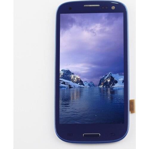 For Samsung Galaxy S3 Neo Display Touch Screen Digitizer Assembly Frame For Samsung i9300 Display i9301 i9300i i9308i i9301i