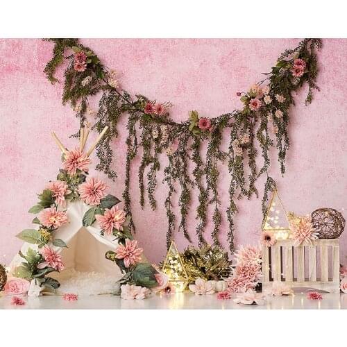 MEHOFOTO Newborn Baby Floral Photography Backdrops Floral Photographic Studio Photo Background Birthday Decorations Prop