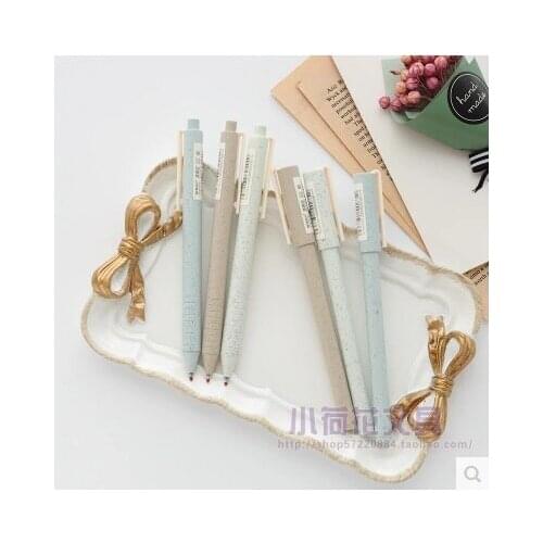 12PCS/LOT M&G Environmental protection record 0.5mm student pen gel pen