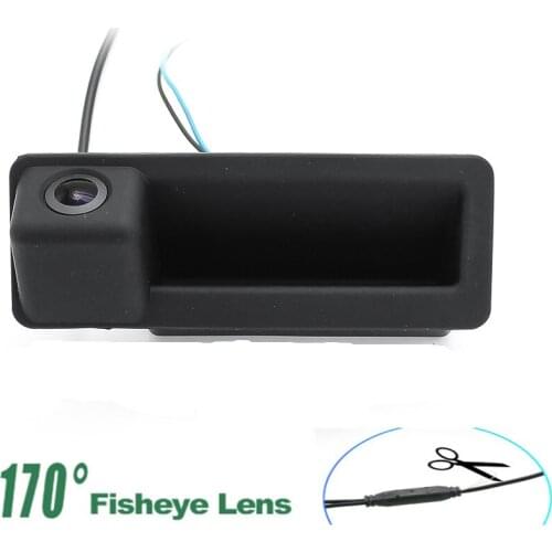 1080P MCCD 170 Degree Fisheye Lens Trunk Handle Reverse Car Rear View Camera For BMW 3 Series 5 Series X5 X6 E46 E39