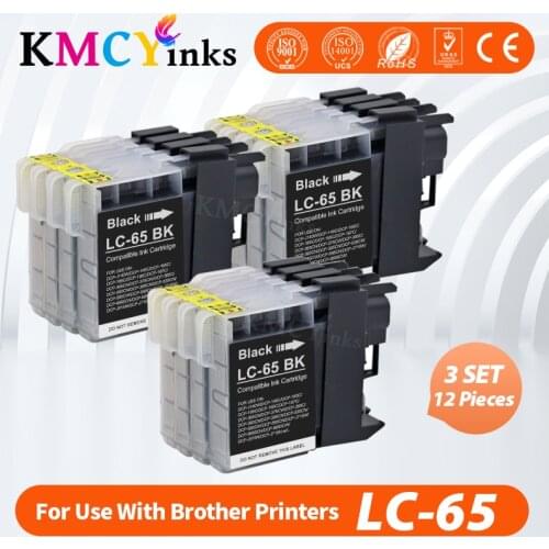 KMCYinks LC11 LC16 LC38 LC60 LC65 LC67 LC985 LC990 LC1100 Compatible Ink Cartridge for Brother DCP- J140W 145C 185C 195C Printer