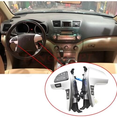 Auto Steering Wheel Audio Control Button Switch For TOYOTA HIGHLANDER Car Accessories