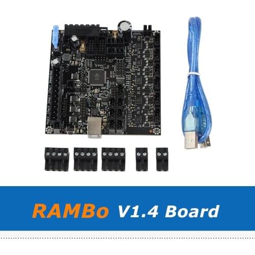 RAMBo 1.4 ATMEGA2560 Board All On One Integrated Mother Board For Arduino Lulzbot Taz6 3D Printer