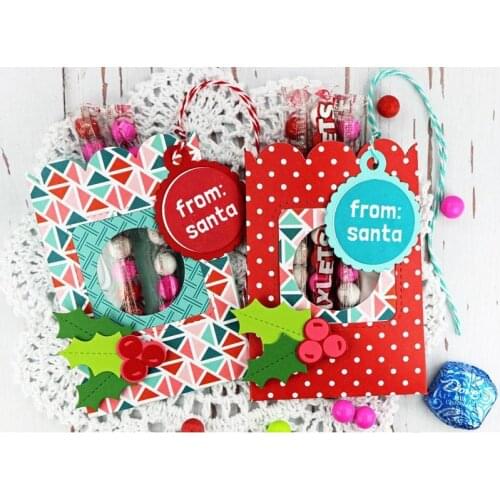 Circel Tag Rectangle Frame Set Shape Metal Cutting Dies Stencil Scrapbook Album Embossing For Gift Card Making Handcrafts Decor