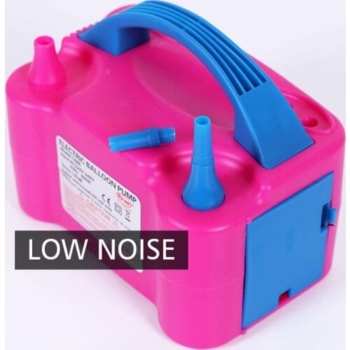 220V-240V Electric High Power Two Nozzle Air Blower Balloon Inflator Pump Fast Portable Inflatable Tool EU Plug