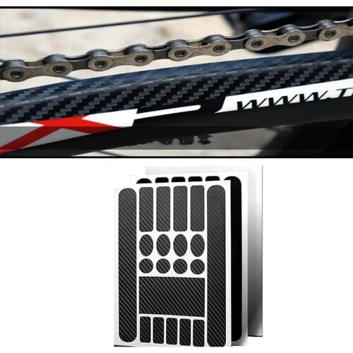 Bike protection stickers anti-scratch mountain bike frame front fork protection film chain frame safety tape sticker protection