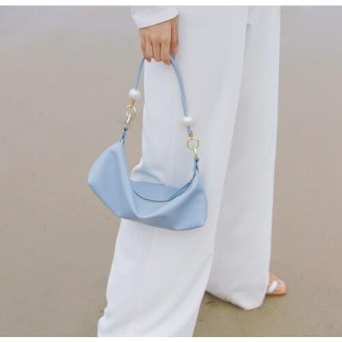 2021 New Womens Bag Simple Pearl Handbag Popular Large Capacity Single Shoulder Underarm Bag