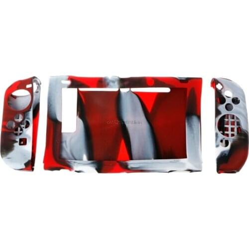 New 1 Set Silicone Protector Case Cover For Nintendo Switch Host + Controller LR