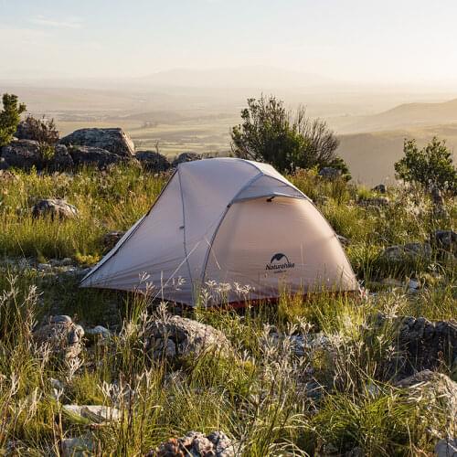 Naturehike Upgraded StarRiver 2 Ultralight Double Layer Couple Camping Tent for 4 Seasons With Free Mat