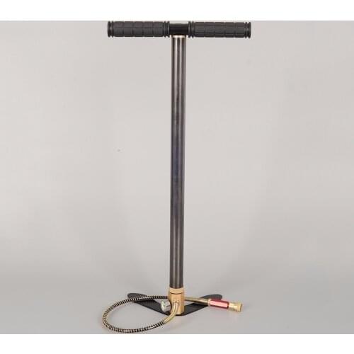 Gift oil Water separator) Mini Air Compressor high Pressure 3 Stage PCP Car Hand Operated Air Pump Hunting 300bar 30mpa 4500psi