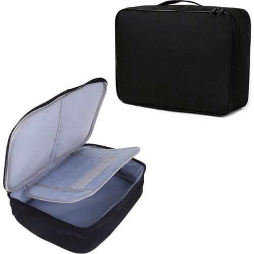 Document Ticket Storage Bag Large Capacity Certificates Files Organizer Handbag For Home Travel