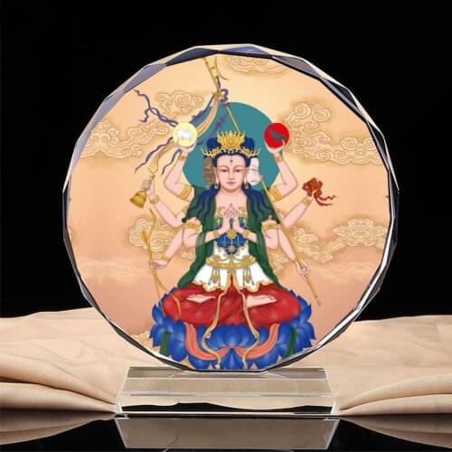 Taoist statues of Doumu Yuanjun, portraits of morizhi heavenly Buddha, immortals, crystal ornaments, handicrafts