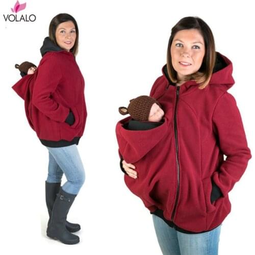 VOLALO Kangaroo Sweatshirts For Women