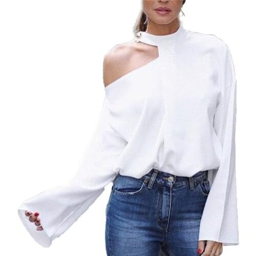 Womens T-shirt Autumn Spring Sexy Long Sleeve Off Shoulder Tops for Vacation Travelling Photography Party T Shirt Streetwear