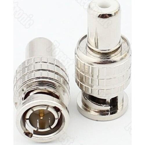 100pcs/lot BNC Male To Female RCA Connector Male To Female Lotus Connector BNC Conversion Adapter