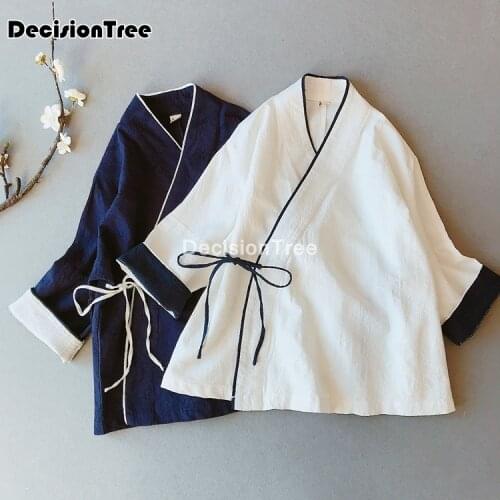 2021 chinese qipao tops women camisa china cheongsam shirt chinese traditional clothing linen shirt oriental female qipao tops