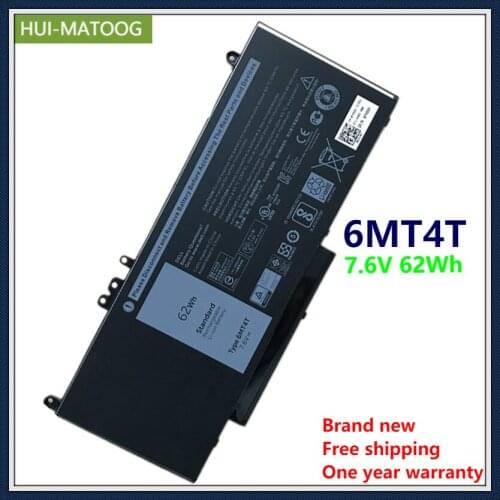 Laptop Battery 6MT4T For Dell Latitude E5270 E5470 E5450 E5550 E5570 M3510 P23T P62G 7.6V 62Wh