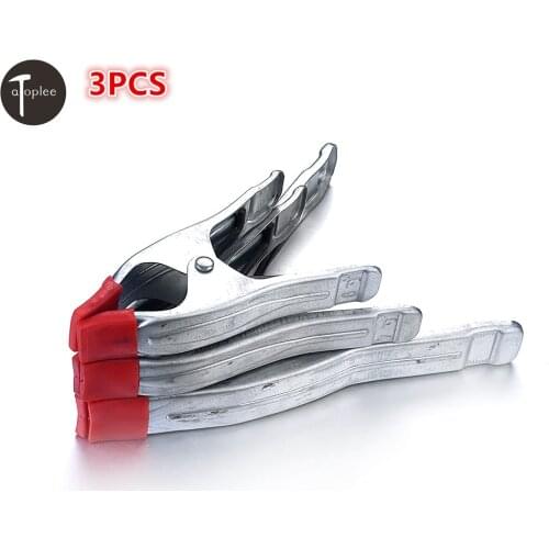 Atoplee 3 PCS A-Shaped Metal Spring Clamp Clip Woodworking Clamps 6 7 9 inch Clip Hand Tools DIY