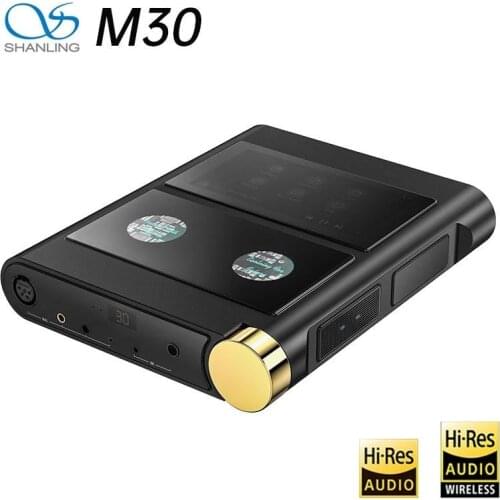 Shanling M30 AK4497EQ*2 Wireless Modular Hi-Fi Desktop Streaming Player DSD512 32Bit/768KHz with OPA2211 Hi-Res Audio Player