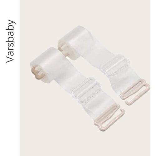 Varsbaby Shoulder Straps Invisible Adjustable Bra Strap High Elastic Fashion Stripe Transparent Matte Bra Straps